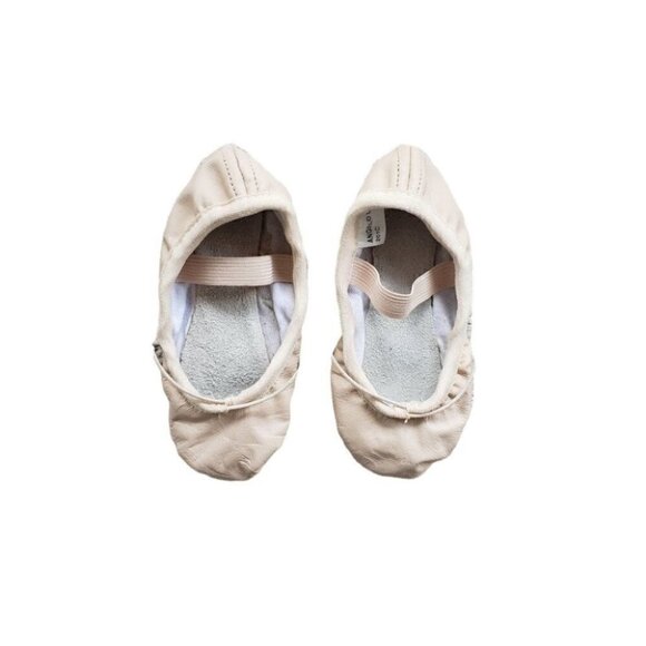 Angelo Luzio toddler leather pink ballet shoes 201C sz 8.5 - Picture 1 of 4